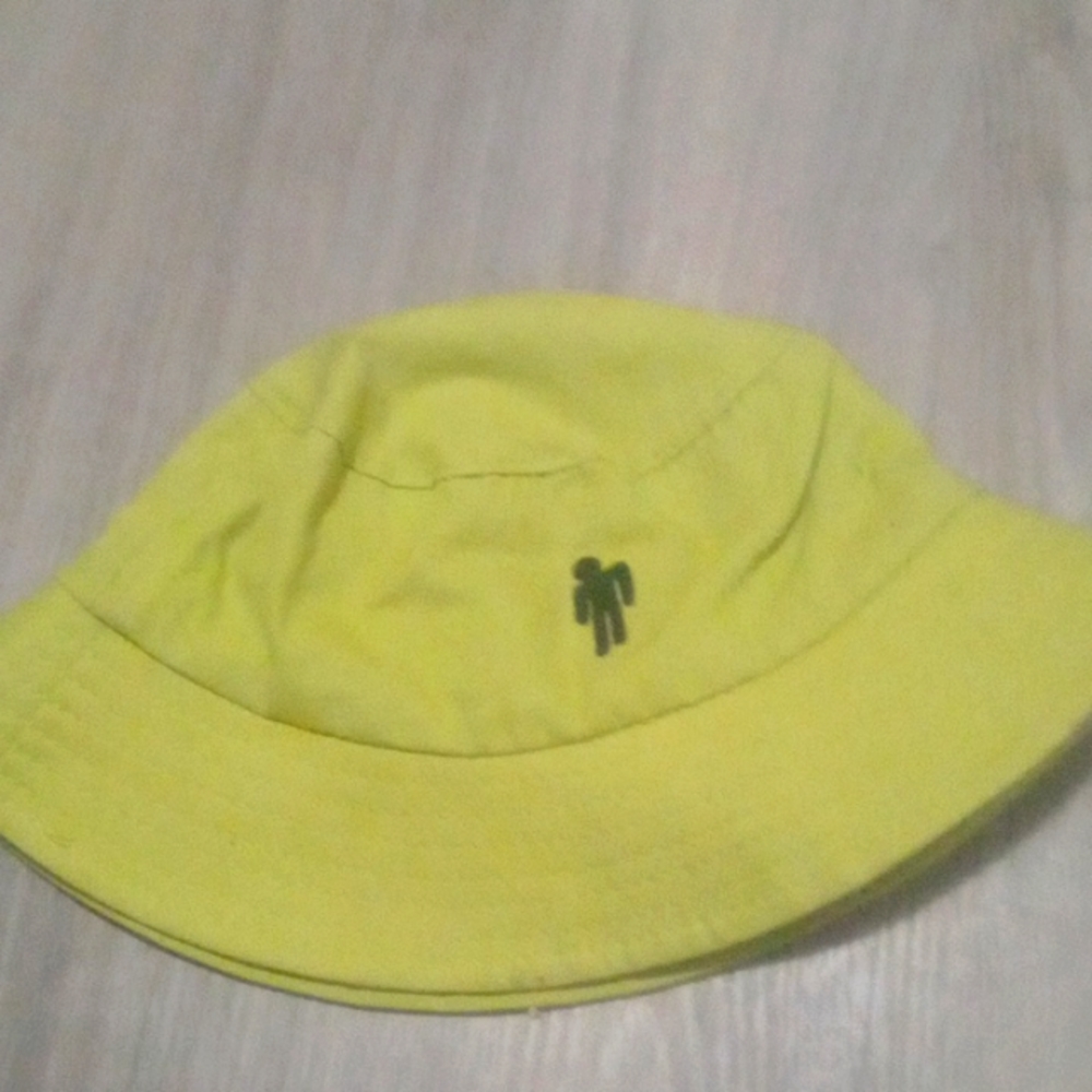 Billie Eilish bright green logo bucket hat